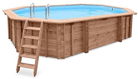 piscina desmontable tipo madera